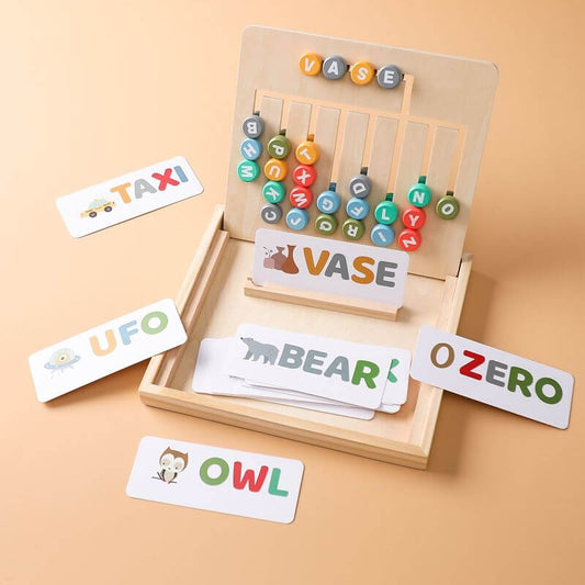 Alphabet educational toy learning shapes letters gift idea