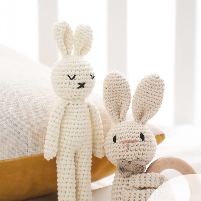 Handmade Crochet Bunny Rabbit gift idea