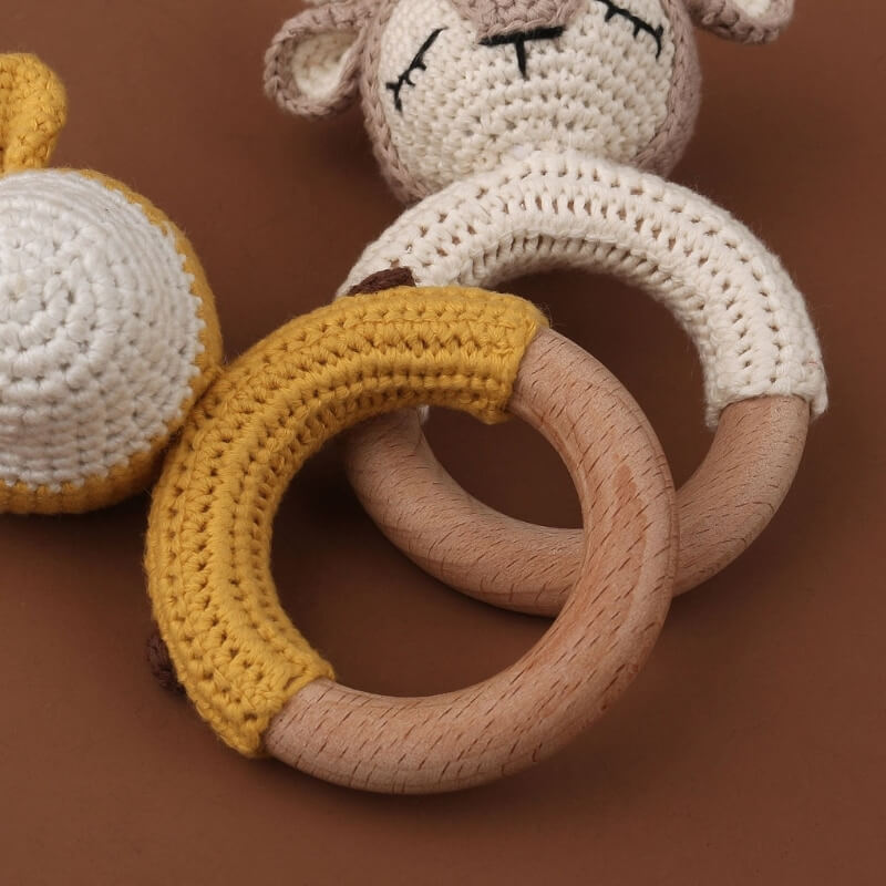 Handmade Crochet Teether gift quality