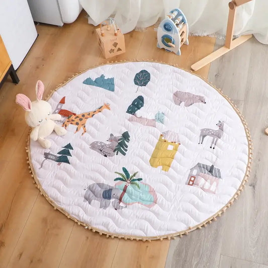 Play Mat Crawling Montessori Gift  cotton 