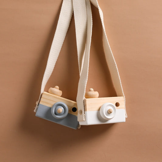 Wooden montessori gift toddler camera 