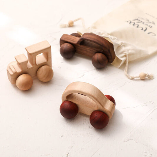 Wooden gift Nordic Car Truck Train Montessori