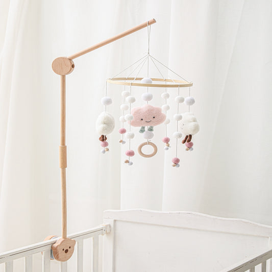 Bedbell eco-friendly wood, Baby mobile holder 